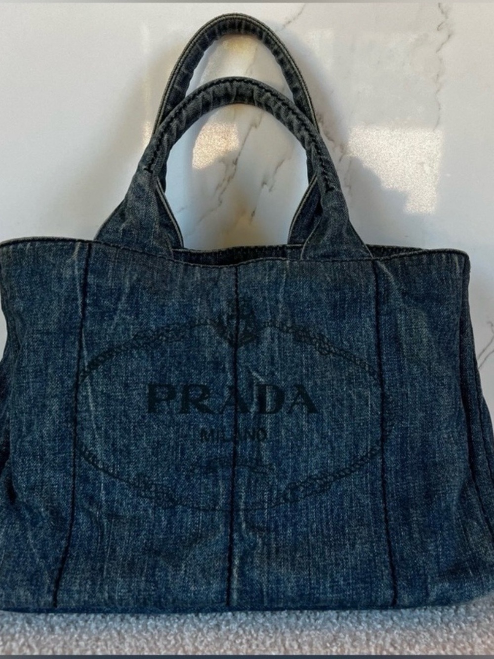 Prada Canapa Tote Bag